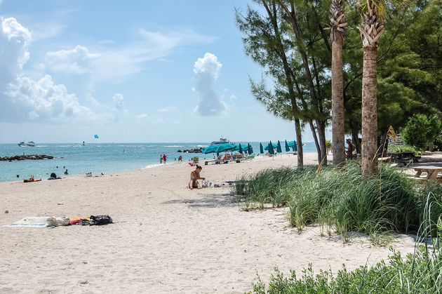 Chillen op het strand van Key West