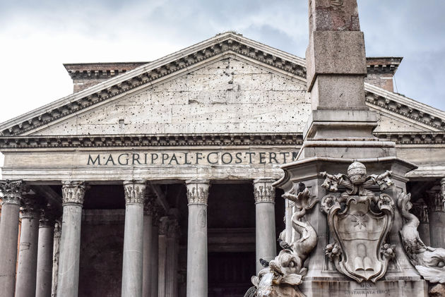 Kijk door het gat van het Pantheon