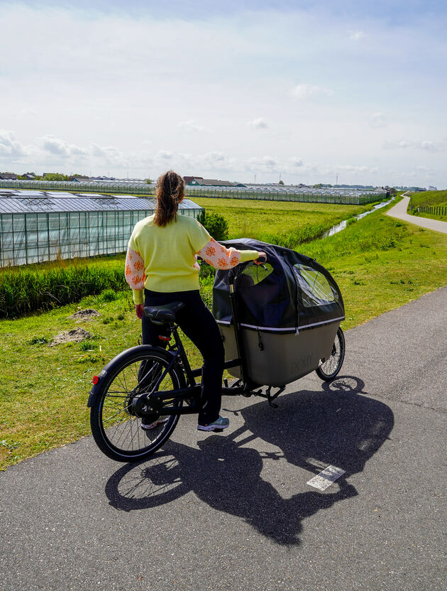 Het is echt heerlijk fietsen!