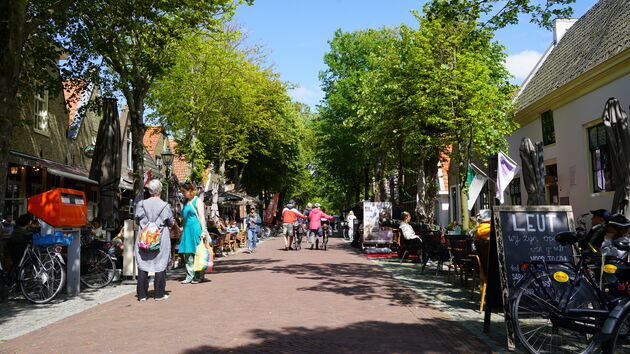 De fameuze Dorpsstraat van Oost-Vlieland