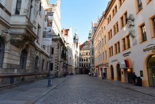 De historische Altstadt, die deels opnieuw is opgebouwd