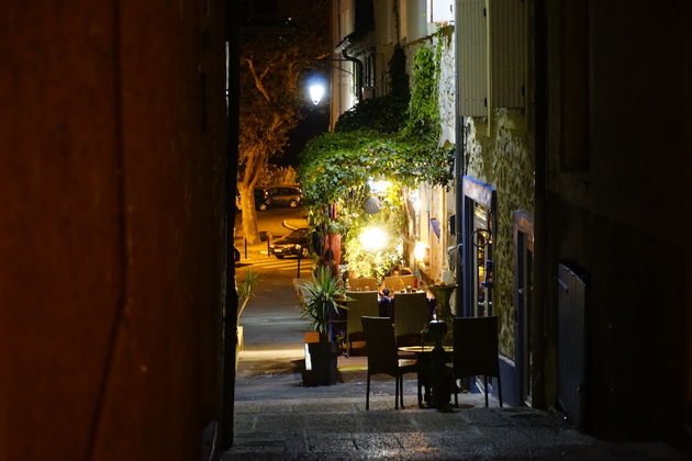 Avond in Vaison La Romaine