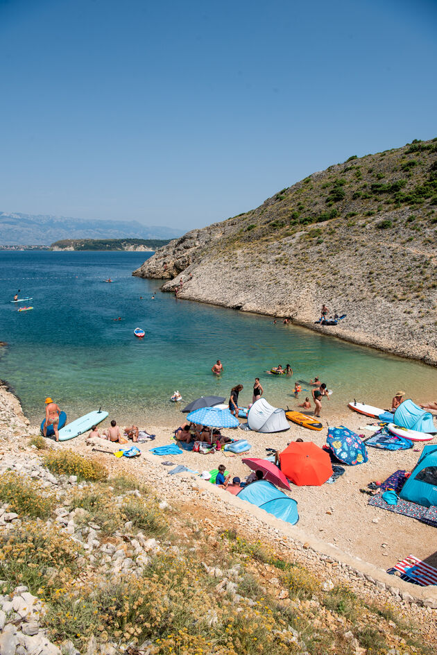 Duboka Draga is een prachtig strandje, niet ver van Zadar