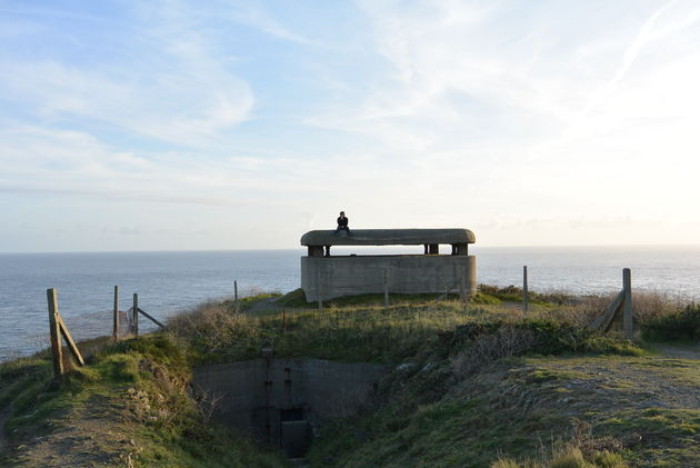 Duitse bunkers, een overblijfsel van de Tweede Wereldoorlog