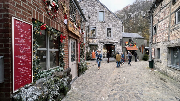 Versierde straatjes in Durbuy