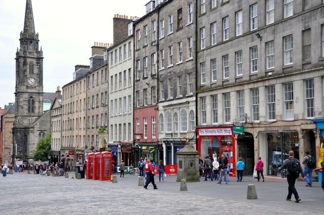 De Royal Mile van Edinburgh