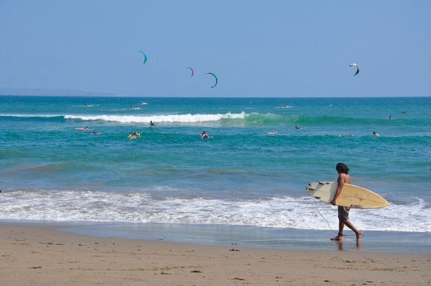 Echo Beach is een van de beste surfspots op Bali