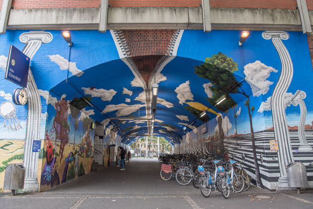 Het treinstation van Ehrenfeld: niet zomaar grafitti