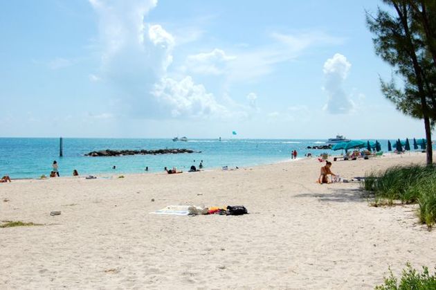 Een van de strandjes van Key West