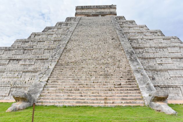 De beroemde piramide, ook wel El Castillo genoemd