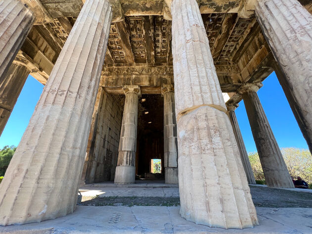 Entree van de Tempel van Hephaistos