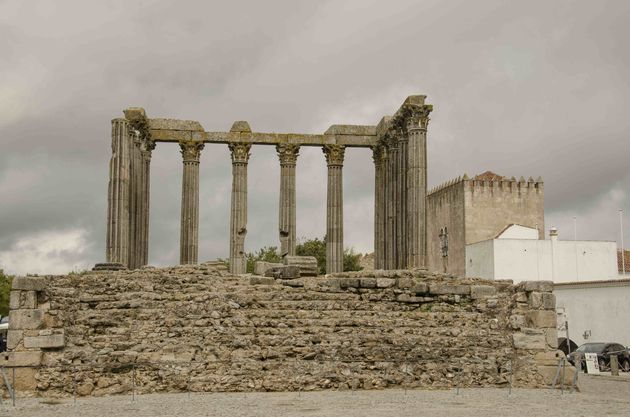 De unieke Romeinse Tempel van Diana in \u00c9vora