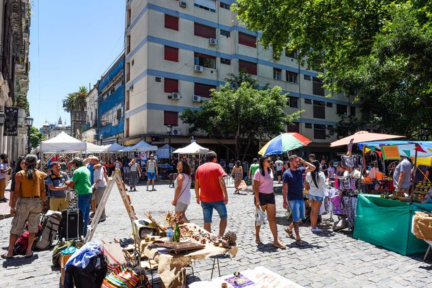 Op zondag is de markt van San Telmo super gezellig om overheen te wandelen