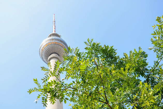 Naar het topje van de Fernsehturm