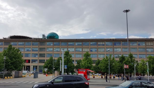 De oude Fiat-fabriek in Lingotto Turijn