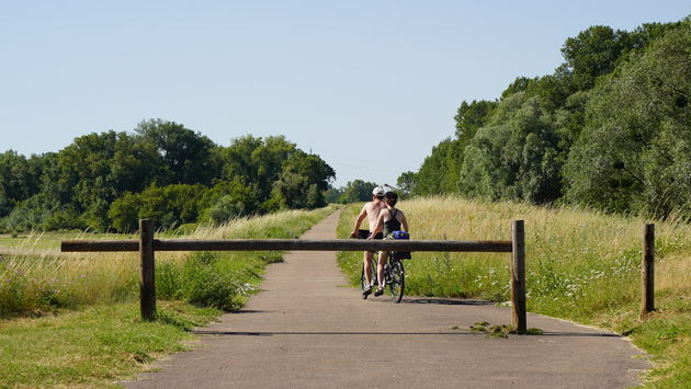 Fietsen langs de Loire, ook op een tandem