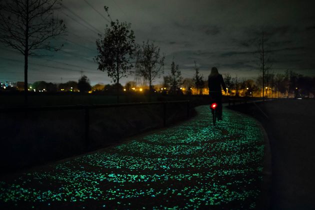 Het Van Gogh-Roosegaarde fietspad tussen Eindhoven en Nuenen