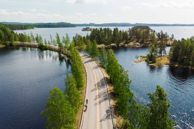 Van bovenaf zie je het pas echt goed: Finland is het land van duizend meren