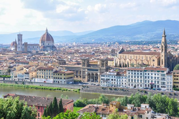Het mooiste uitzicht Florence vanaf Piazzale Michelangelo