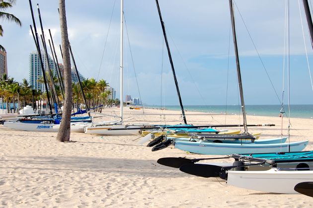 Het heerlijke rustige strand van Fort Lauderdale