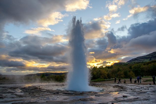 Watervallen en geisers in IJsland