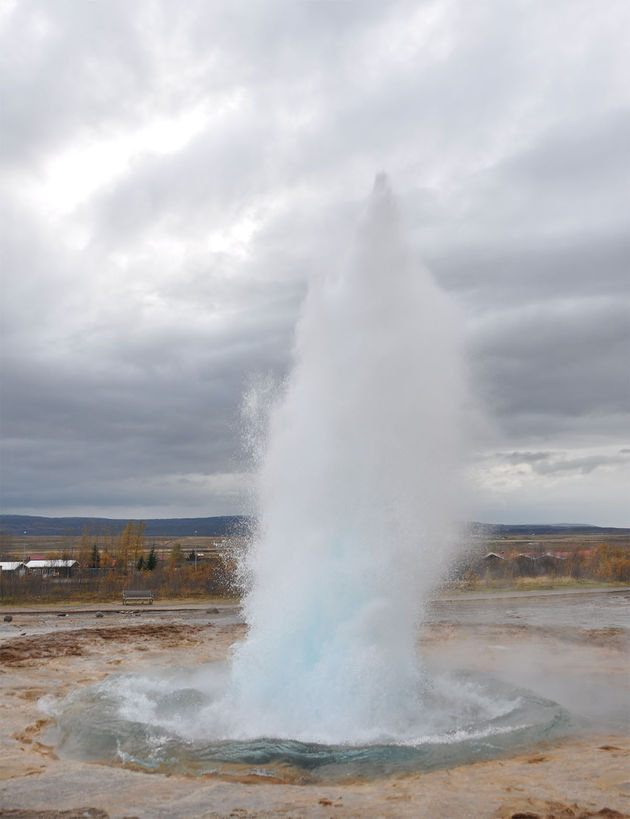 IJsland natuurlijk ook bekend om haar `Geysir`