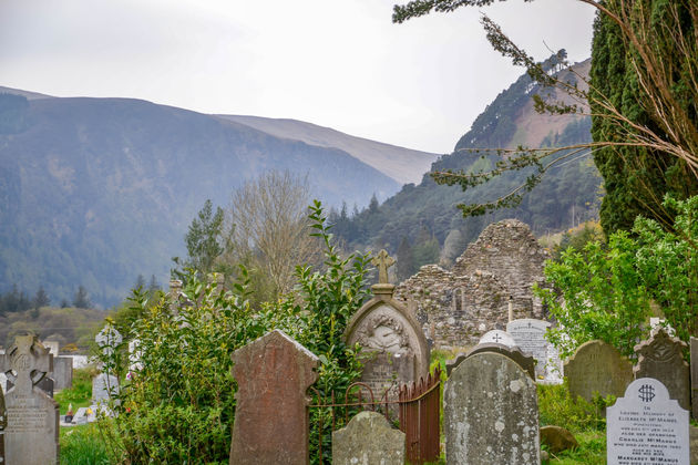 Het kerkhof van Glendalough