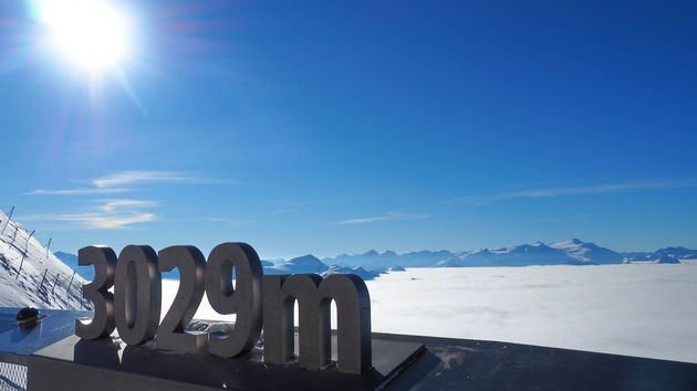 De Kitzsteinhorn op 3.029 meter hoogte, ook wel het dak van Salzburg genoemd