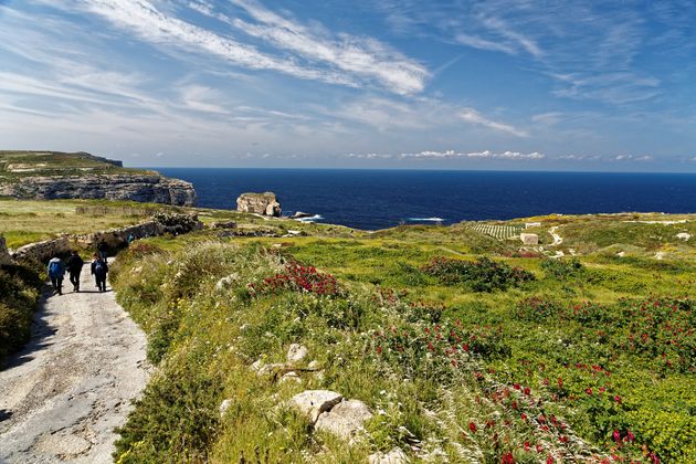 Gozo is het perfecte eiland voor natuurliefhebbers en wandelaars \u00a9 IvSi - Adobe Stock