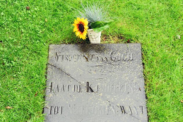 Het graf van Vincent`s broertje in Zundert, met dezelfde naam