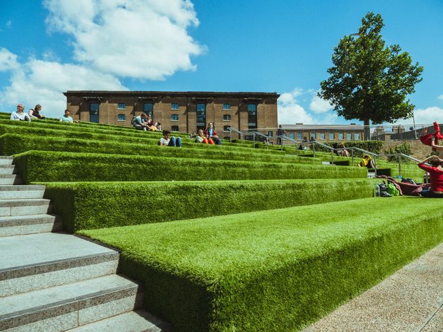 Granary Square is nog niet bekend bij de massa - en daarom zo leuk!