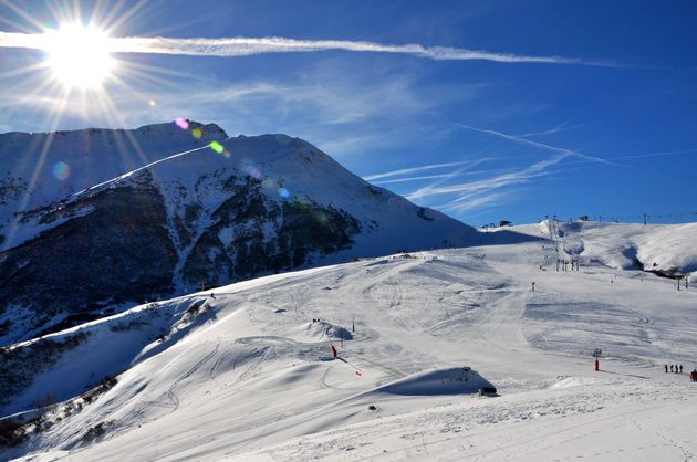 Just an ordinary day in Valmorel: zon, een blauwe lucht en het rijk alleen!