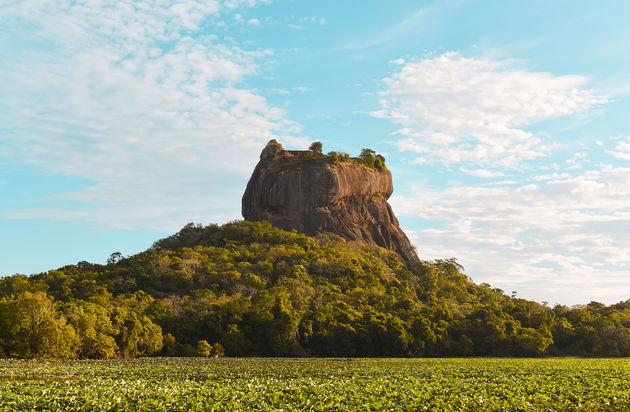 Beklim de beroemde leeuwenrots op Sri Lanka