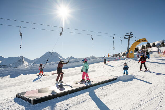 Het funpark is de ultieme winterspeeltuin