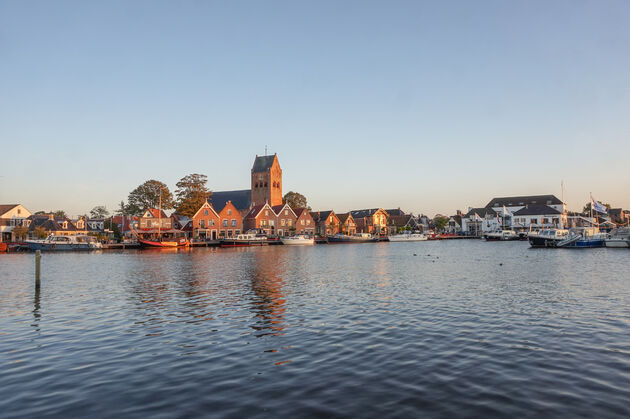 Uitzicht op het `oude centrum` van Grou