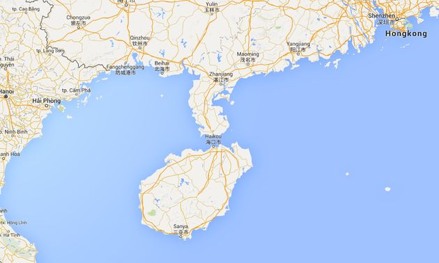 Hainan in de Zuid-Chinese Zee