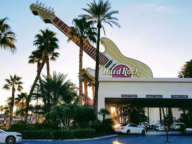 Het fameuze Hard Rock hotel in Las Vegas