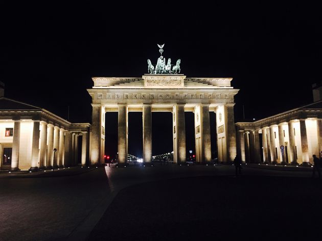 Hardlopen in het donker in Berlijn