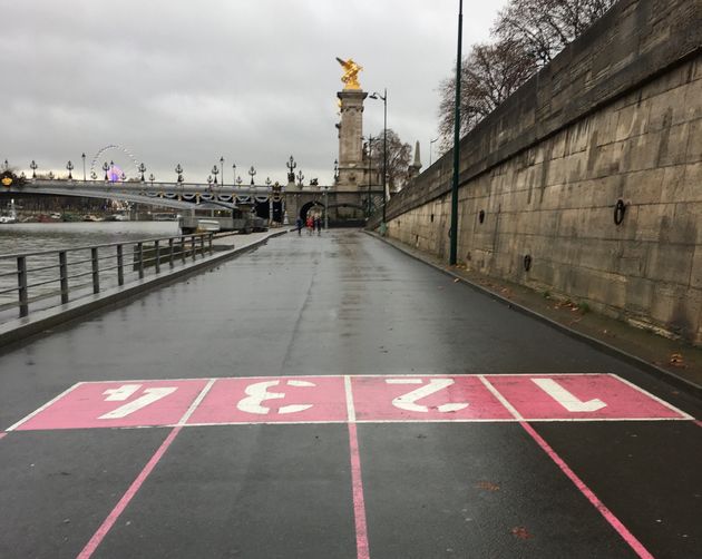 Lekker hardlopen langs de Seine