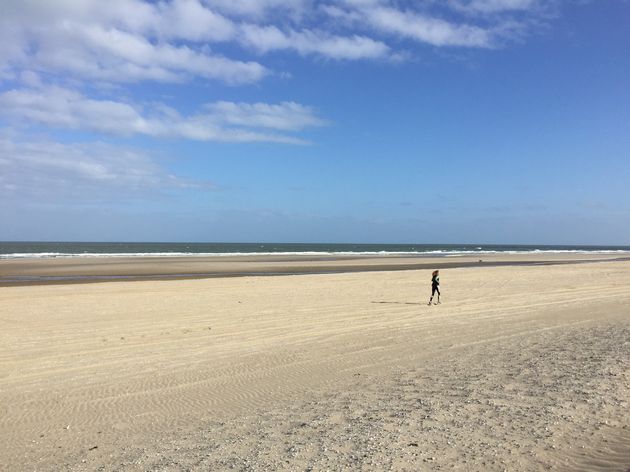 Hardlopen op het strand is puur genieten