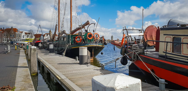 Aan de haven van Zierikzee vind je de leukste terrasjes