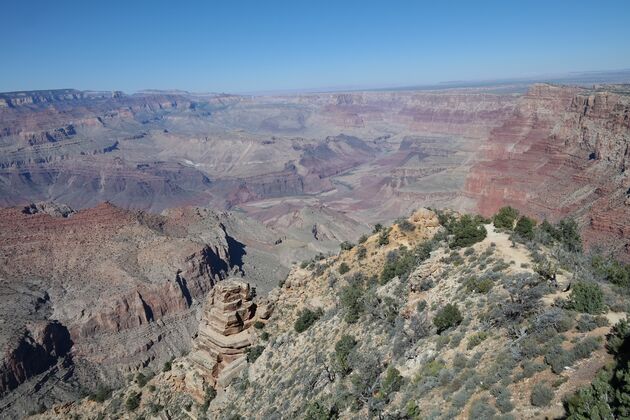 Vlieg met een heli door de Grand Canyon