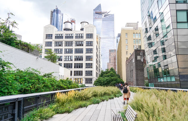 De leukste korte wandeling in NYC is die over the High Line