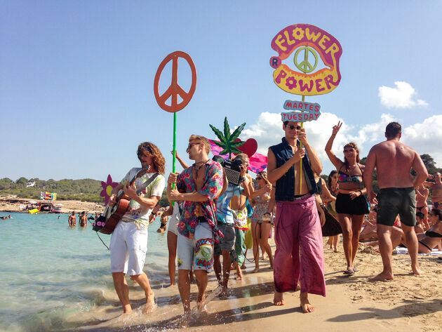 De hippiecultuur is springlevend op Ibiza