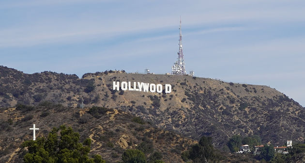 Hollywood Sign symbool voor Los Angeles