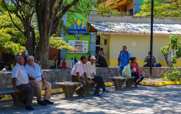 Locals in San Pedro Sula