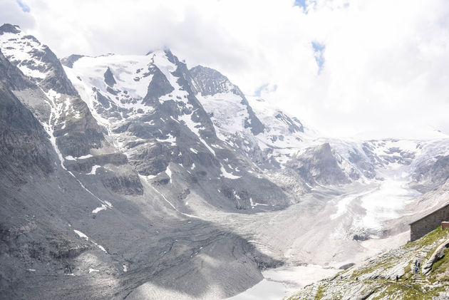 De hoogste berg van Oostenrijk en de Pasterze gletsjer