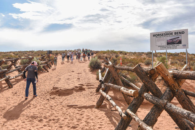 De National Park Service heeft Horseshoe Bend inmiddels in beheer