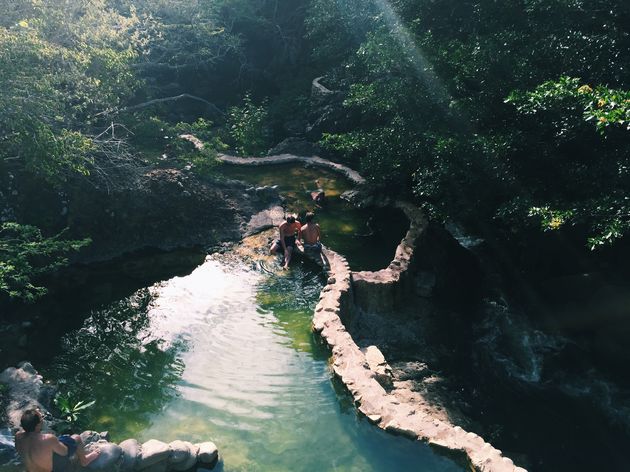 Hot water springs in Rincon de la Vi\u00e8ja