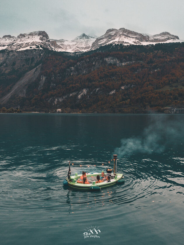 Genieten met de HotTug op de Brienzersee Foto: The Lonedrifters